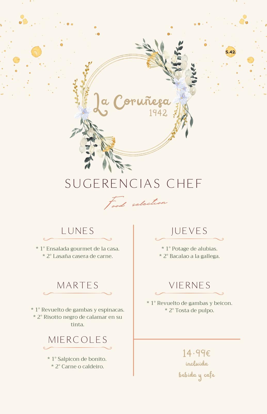 Sugerencias del chef